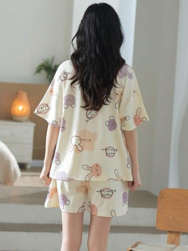 Image of Louis Luxe Women's Cotton Blend Pajama Set