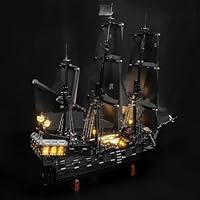 Light Kit Compatible with Lego Captain Jack Sparrow's Pirate Ship 10365 (No Model), Decoration Lighting Set Compatible with Lego Captain Jack Sparrow's Pirate Ship Creative Toys