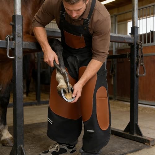 Tablier d'atelier de construction réglable pour éviter les déchirures
