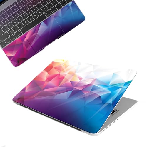 Image of Galaxsia Pattern D38 Top+Wrist Pad Vinyl Laptop Skin /Sticker /Cover Upto 15.6 Inches Laptops Laminated-Removable-HD Quality Compatible for Hp-Dell-Sony-Lenovo-Asus etc.(15x10 Inches)