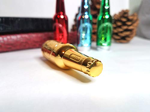 Encendedor de butano con forma de botella de cerveza miniatura 3