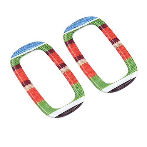 LVBAO ABS Material UV Protected A-Panel Air Conditioner Airvent Frame Panel Cover Cap for Mini Cooper F60 Countryman (Paul Smith)