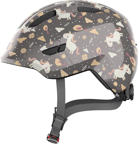ABUS Casque Smiley 3.0 pour enfants - Casque de vélo avec coupe basse, designs adaptés aux enfants...