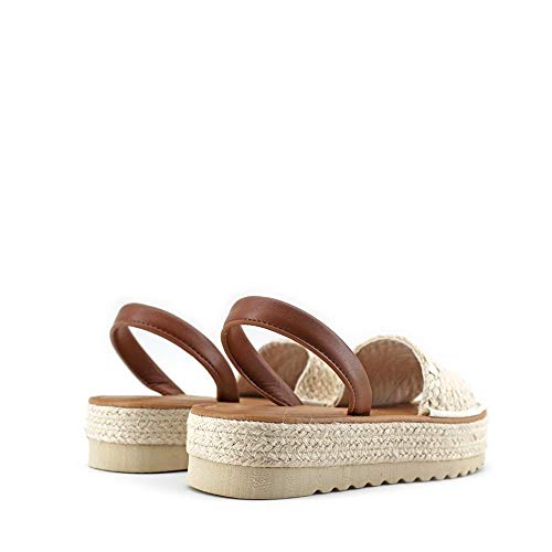 Modelisa-Sandalia-Plataforma-Alpargata-Yute-Cerrada-Para-Mujer 416XgkobpNL
