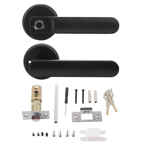 Nutriess Smart Fingerprint Door Lock Biometric Keyless Entry Lock 360 Degree Fingerprint Recognition Keypad Lock for Apartment Hotel Company Emergency Use