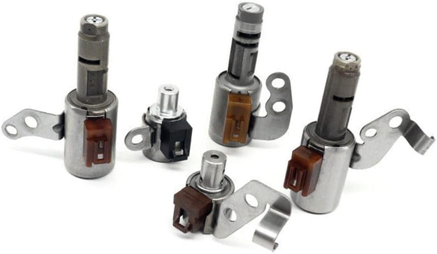 U140E U240E U140 U241 Transmission Solenoid 5PCS/Set Compatible with Toyot-a Sola-ra Celic-a RAV4 Camr-y Lexu-s ES300 RX300