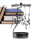 【Facile à assembler】La conception magnétique permet de remplacer librement les bougeoirs rotatifs sur le plateau de rangement. Convient aux coupelles de moins de 8 cm de hauteur et 10 cm de largeur.