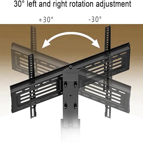 Soporte móvil para TV con ruedas, ajustable para pantallas 37-70" miniatura 6