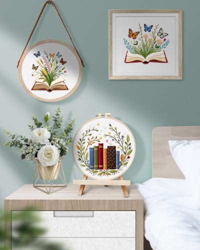 Image of TINDTOP Embroidery Kit for Adult, Embroidery DIY Starter Kit