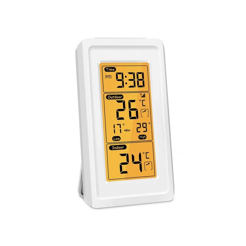 Wireless Thermometer with Temperature Humidity Display for Home Use Featuring High Accuracy