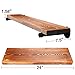 Floating Wall Shelves with Industrial Pipe Brackets, Solid Wood, Set of 2, Farmhouse Shelf, 24