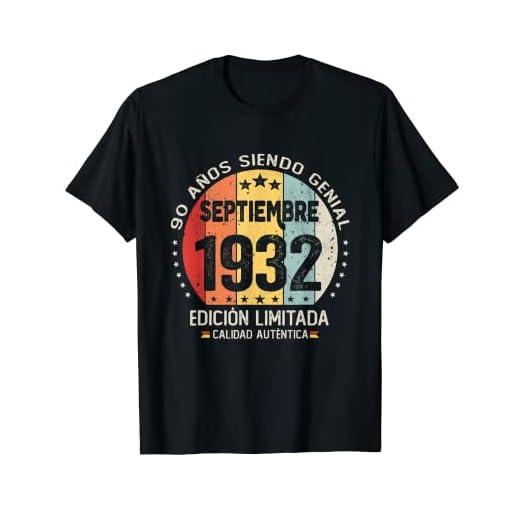 90 años Cumpleaños Las Leyendas nacen en Septiembre de 1932 Camiseta