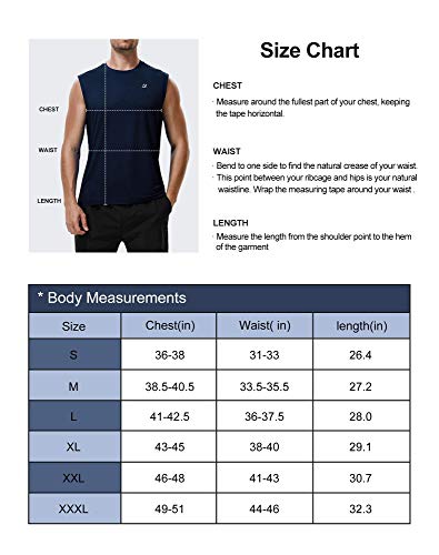 Roadbox Workout Sleeveless Shirts For Men Athletic Gym Basketball Quick Dry Muscle Tank Tops (Black+Grey+Blue, Xl) #TOP5