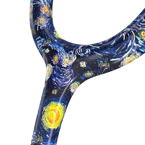 Image of MDF Instruments Capridium ProCardial Cardiology Stethoscope, Limited Edition Mprints, Lightweight Titanium, Adult, Dual Head, Go Van Go Tube, Capridium Chestpiece-Headset, MDF797TVGCD