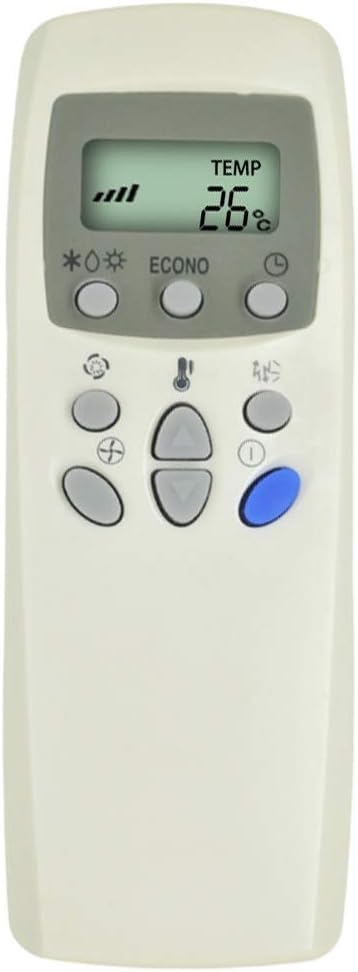 Close-up of CHOUBENBEN Universal Remote Control display and buttons