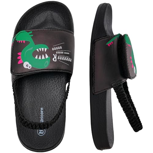Image of IceUnicorn Kids Girls Slide Sandals Toddler Slippers Boys Non-slip Summer Casual Beach Water Shoes for Indoor & Outdoor