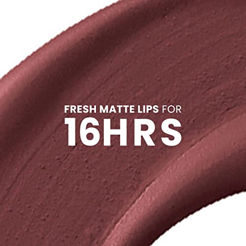 Image of LAKME Forever Matte Liquid Lip Colour, Mauve Party, 5.6ml & Lakme Forever Matte Liquid Lip Colour, Red Sangria, 5.6 ml