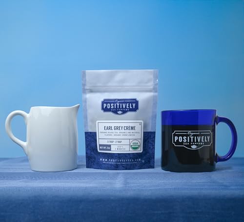 Image of Organic Positively Tea Company, Earl Grey Creme Black Tea, Loose Leaf, 16 Ounce