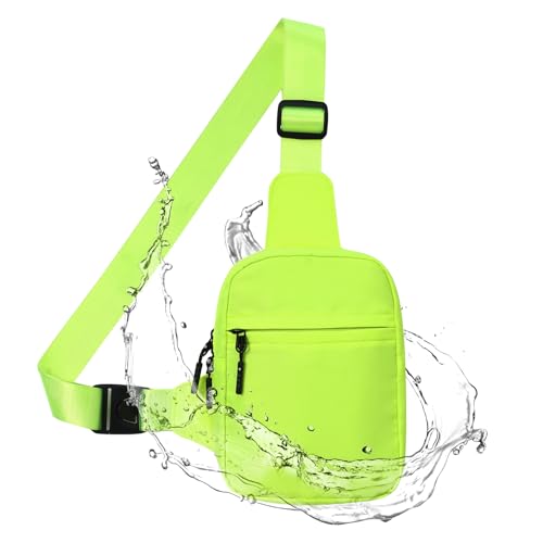 GEEAD Small Sling Bag for Women and Men Mini Crossbody Phone Chest Bag Waterproof Nylon Shoulder Bag Gym Travel