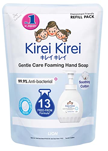 Kirei Kirei Gentle Care Foaming Hand Soap (Soothing Cotton) 400ml Refill White
