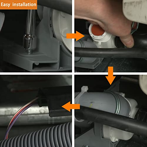 Oem Part 137311900 137240800 Washer Drain Pump By Beaquicy - Comptible With Electrolux Frigid-Aire Washing Machine-Replaces 2688889, Ap5630474, Ps3655041, Eap3655041-365 Days Warranty #TOP5