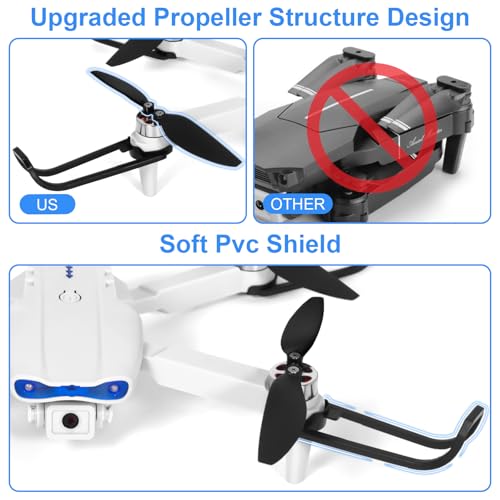 Drohne mit Kamera 1080P HD für Kinder, WiFi FPV Drone für Anfänger, RC Quadcopter mit 2 Akku, Schwerkraft Sensor, 3D Flip Mode, Ein-Tasten-Start/Landung, Höhenhaltemodus, Headless Mode – Bild 6