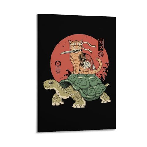 G gA[g Cg Catana on Turtle 킢 |X^[ vg LoX _ z[ Ԃ牺 Mtg16x24inch(40x60cm)