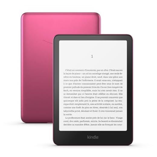 Amazon Kindle Paperwhite Signature Edition (32 Go) | Notre modèle le plus rapide avec éclairage avant à réglage automatique, charge sans fil et autonomie de plusieurs semaines | Rose métallisé