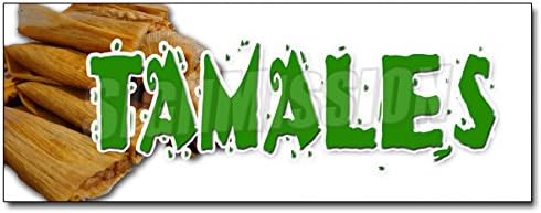 24" Tamales Pegatina Pegatina Masa Mexicana Maíz Latino Comfort Comida Carne Queso