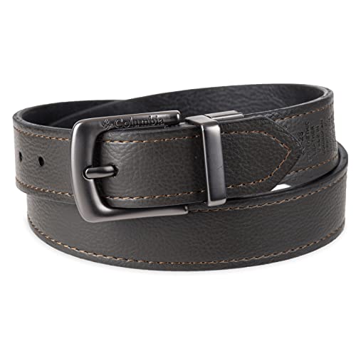 image for Columbia Boys' Reversible Belt- Casual and Dress for School, Black/Bro