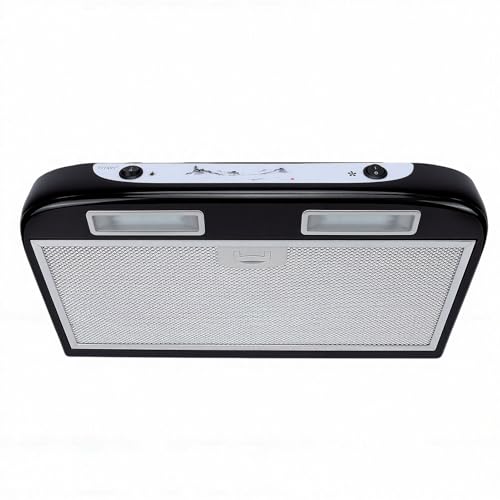 Campana extractora bajo gabinete de acero inoxidable con luz LED para cocinas y RV