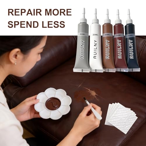 Auilny 5-Color Leather Repair Kit