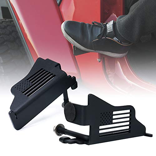 US Flag Foot Pegs Doors Off Compatible with 2018-2026 Jeep JL JLU & JT by Xprite - Used condition - US$7.47