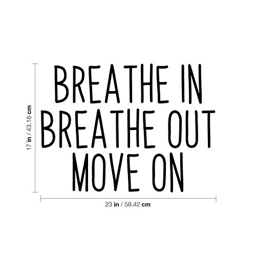 Vinilo decorativo con frase motivacional 17 x 23 in miniatura 3