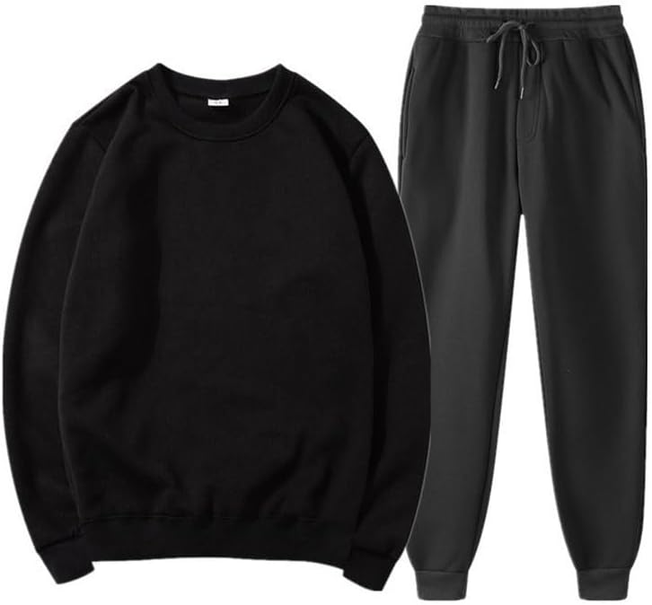 Men's Long Sleeve Sports Suits Fashion Round Neck Sweatshirt