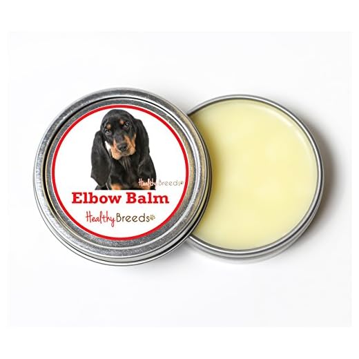 Healthy Breeds Black and Tan Coonhound Dog Elbow Balm 2 oz