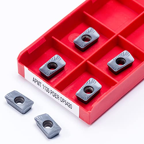 10 piezas Carbide Inserts APMT1604 1135 CNC miniatura 4