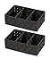 Produktbild Wenko Set, 2-teilig Badorganizer Adria mit Griff schwarz 32 x 10 x 21