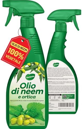 Gardemia Olio di Neem e Ortica per Piante 750ml Spray Azione Natu...