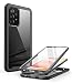 Produktbild Clayco MYOS Series Hülle für Samsung Galaxy A72 Bumper Case 360 Grad Handyhülle Robust Schutzhülle Fullcover mit integriertem Displayschutz (Schwarz)