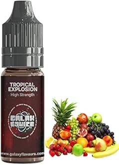 Tropical Explosion Flavouring - High Strength Food Flavoring - 230+ Flavours -10ml Bottle.