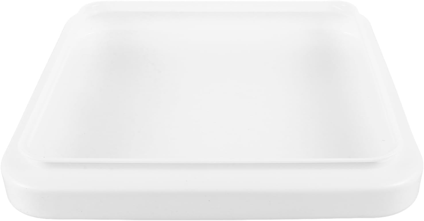 Healifty Square LED Ceiling Light Cover Waterproof Modern Lampshade Replacement for Bedroom and Kitchen Easy Installation 12 x 12 Rectangular Design