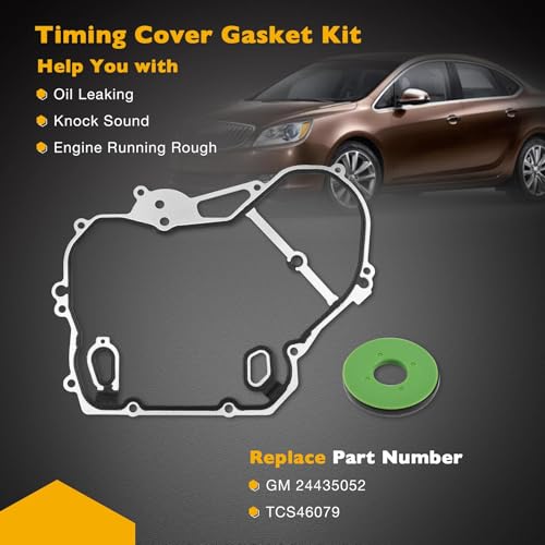 Image of IV323 EV314 2.4L Engine Head Gasket Set, Fit for 10-13 Chevrolet Equinox | Compatible with Captiva Sport Buick Lacrosse Verano GMC Terrain, Replace# HS26466PT S72196