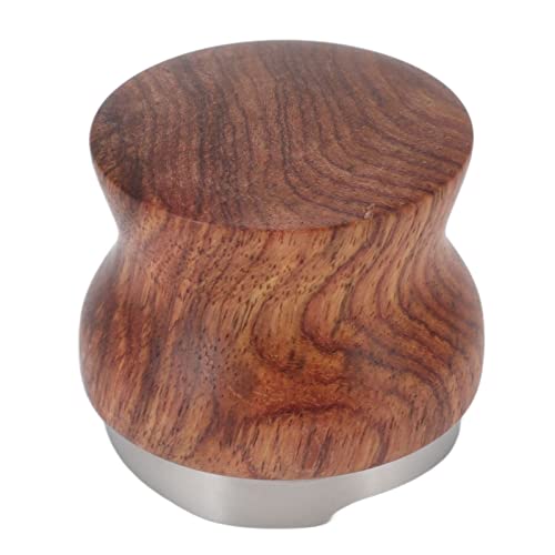 Distribuidor de café de acero inoxidable 304 y mango de palisandro para espresso 5