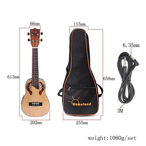 Saturey Ukulélé 23 Pouces Portables Ukulele Woodboard Pont à Bois Ukulele sertie de Sacs de Sacs Instrument Ukulele - Les Beatles, Paul McCartney, John Lennon, RIngo Starr, George Harrison Saturey Ukulélé 23 Pouces Portables Ukulele Woodboard Pont à Bois Ukulele sertie de Sacs de Sacs Instrument Ukulele – Image 3