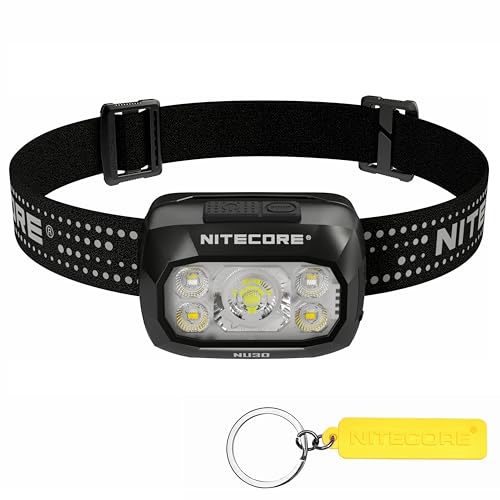 Nitecore NU30 500 Lumen Triple Output Lightweight Outdoor Headlamp USB-C Rechargeable Headlight Tag