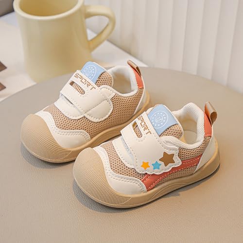 IWIHMIV Girls Boys Walking Sneakers Kids Breathable Mesh Tennis Athletic Shoes Non Slip Soft Soled Running Shoes3