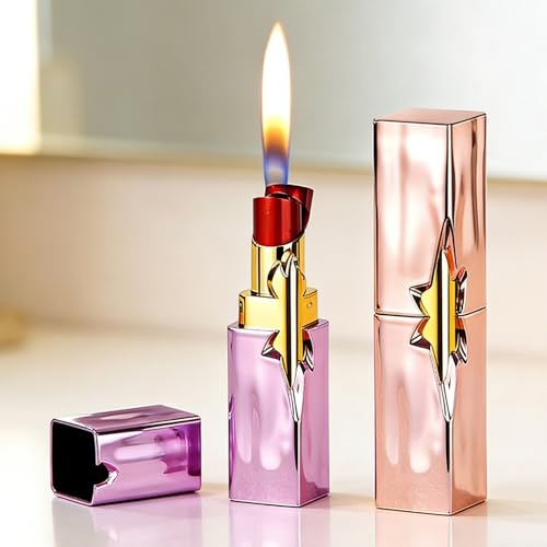 2 Pack Encendedor Antorcha Diseño Labial Recargable