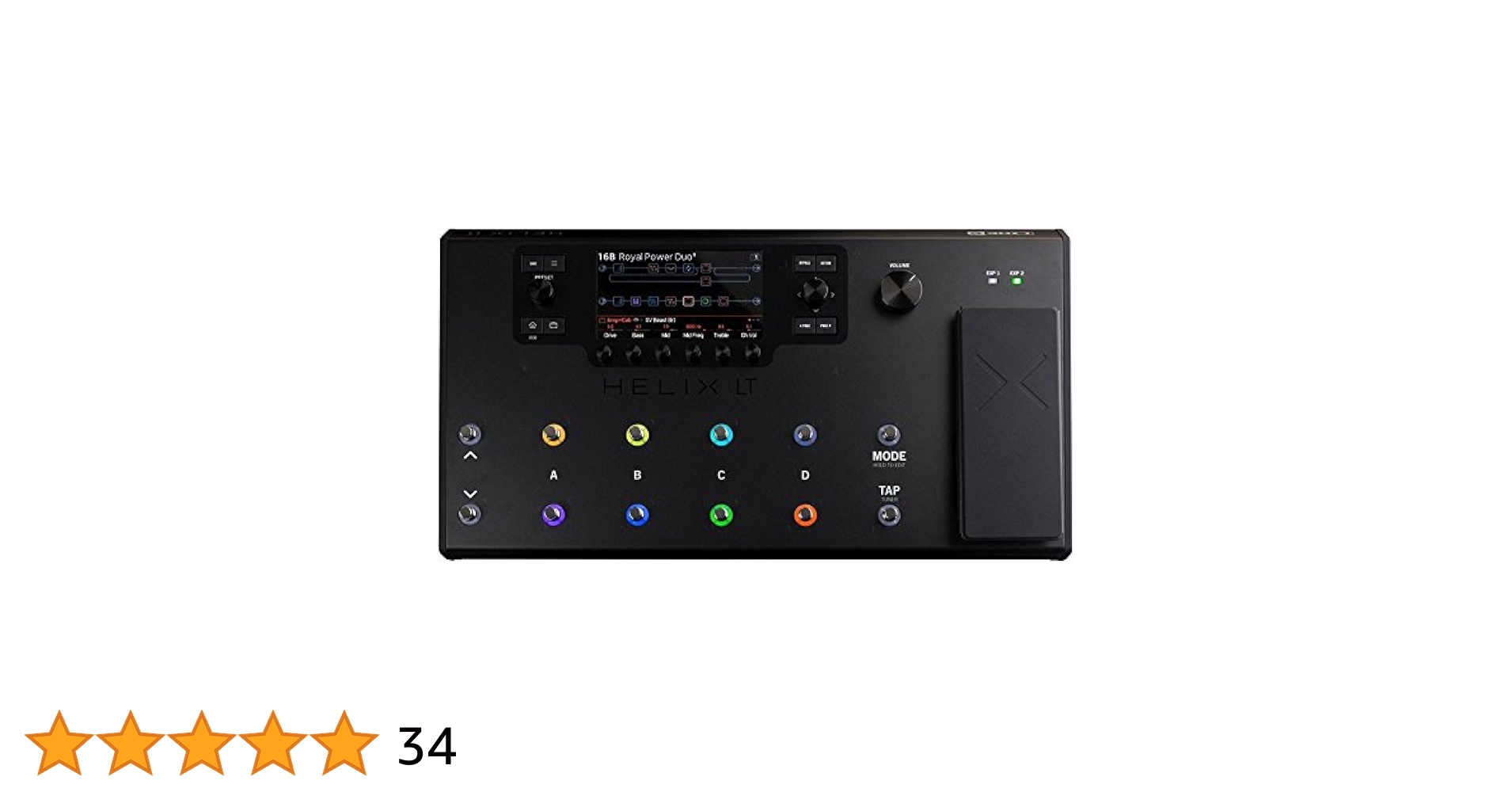 【美品】Line 6 Helix LT ギタープロセッサー 次世代プロスペック・ギタープロセッサーの新たなスタンダード