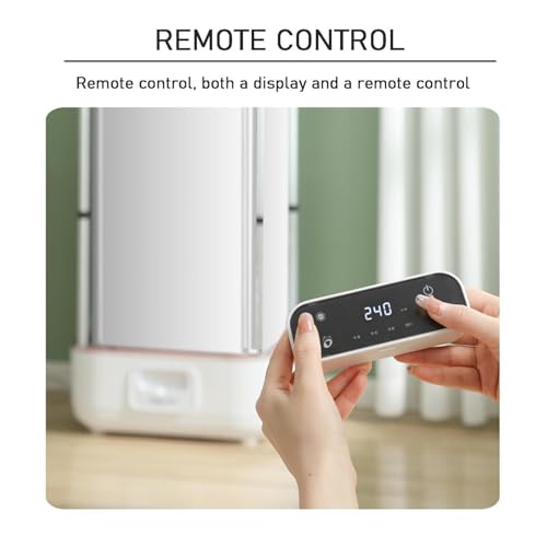 Automatic Ironing Machine,Portable Wireless Vertical Steam Iron, Clothes Drying Rack with Remote,Hanging Garment Steamer,for Clothes Fabric – Image 3